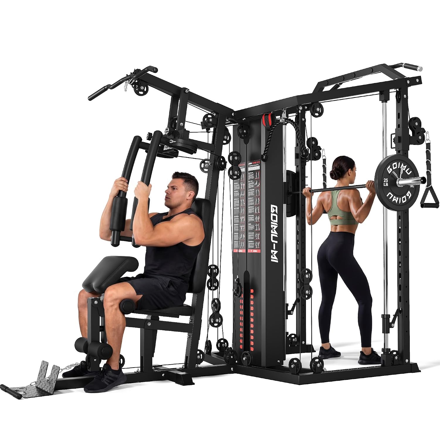 Home Gym One Machine - DM01 Dual-Station Smith Machine Home Gym,