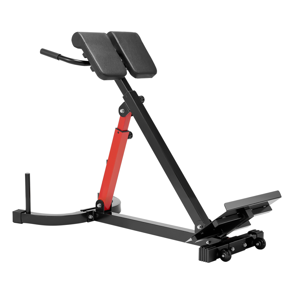 Home Gym Hamstring Exercises - Roman Chair Hyperextension Bench, 350 lbs