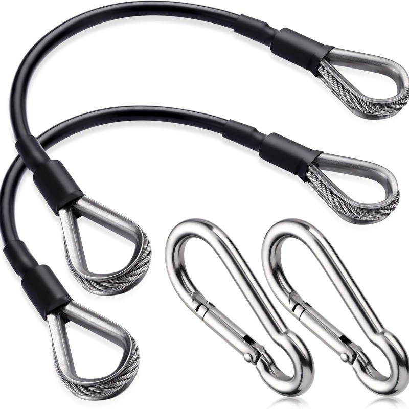 Home Gym Nala - 1/2Pcs 25cm Gym Cable Extension Compatible
