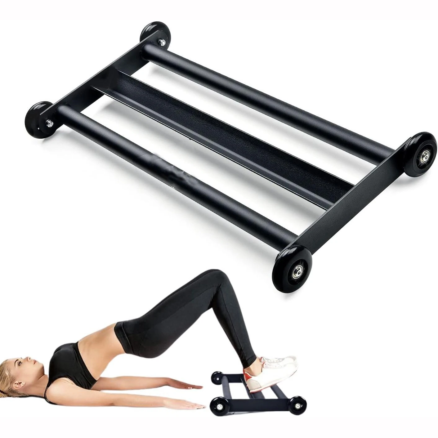 Home Gym Hamstring Exercises - Glider Home Gym Fitness Glute Hamstring