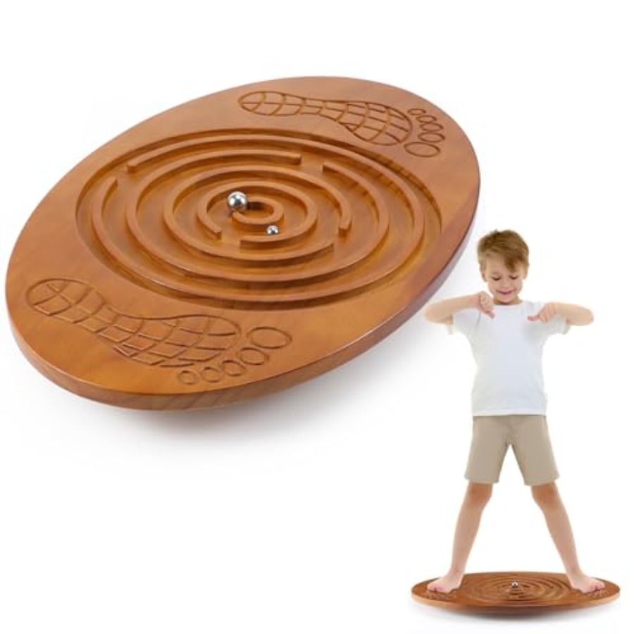 Wobble Board Balance - Maze Balance Board for Wobble Wooden