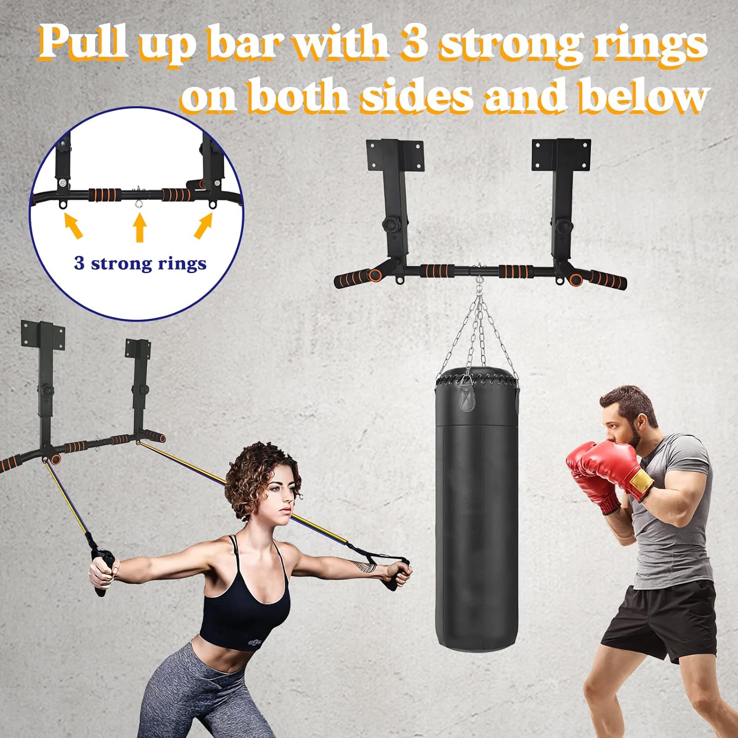 Wall Mounted Dip Station Pull- - Home Gym Wall ulasan dan harga