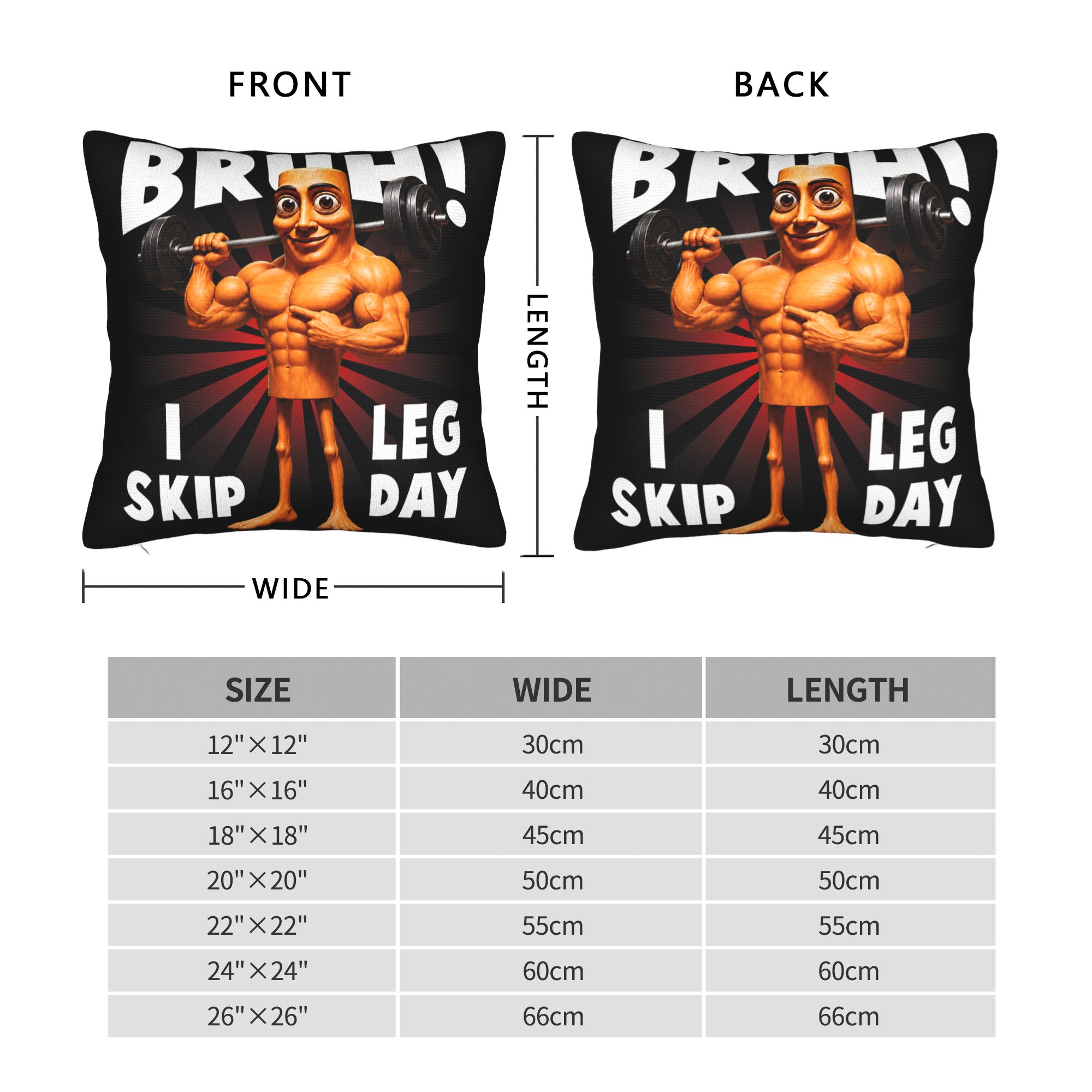 Bruh I Skip Leg Day Tung Tung  - Home Gym Leg Day ulasan dan harga