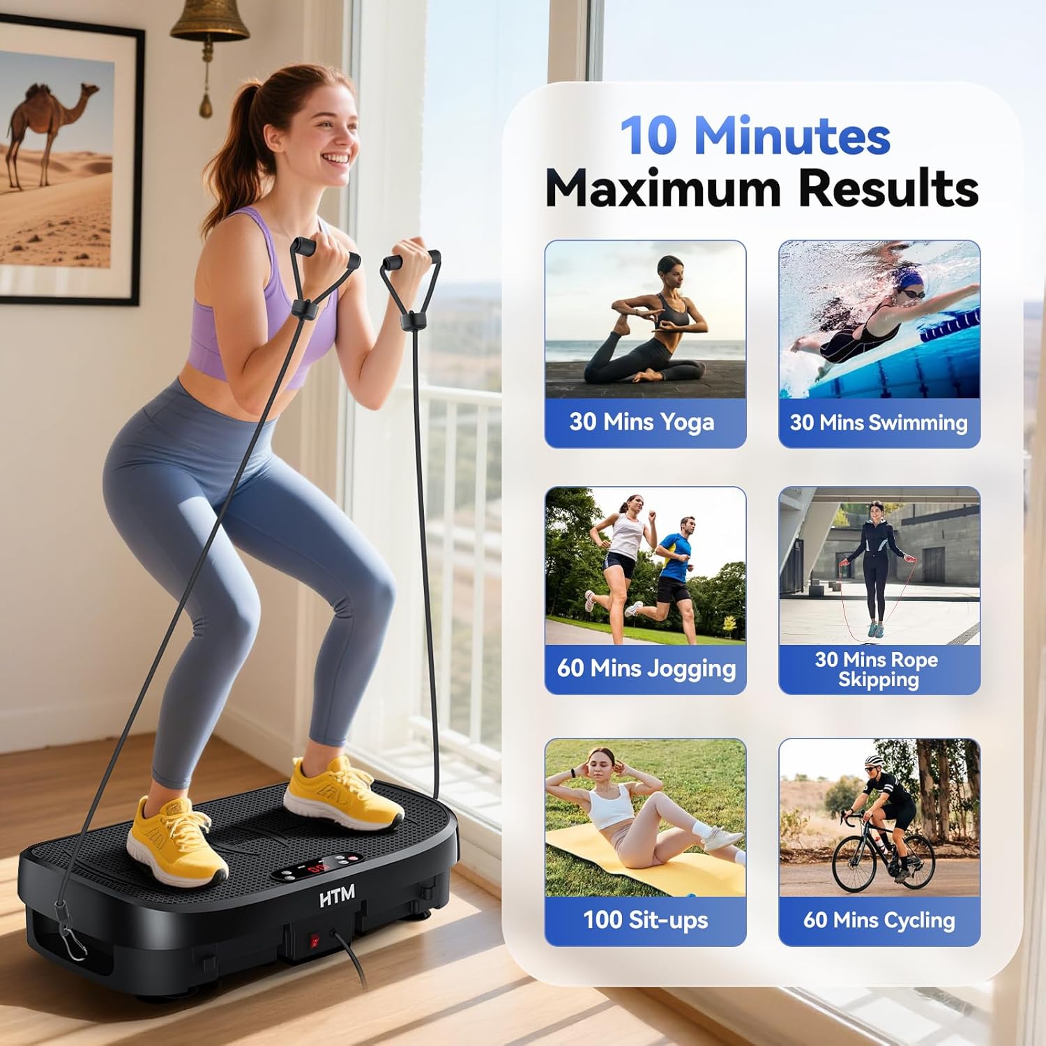 Vibration Plate Fat Burning Fi - Home Gym Unit ulasan dan harga
