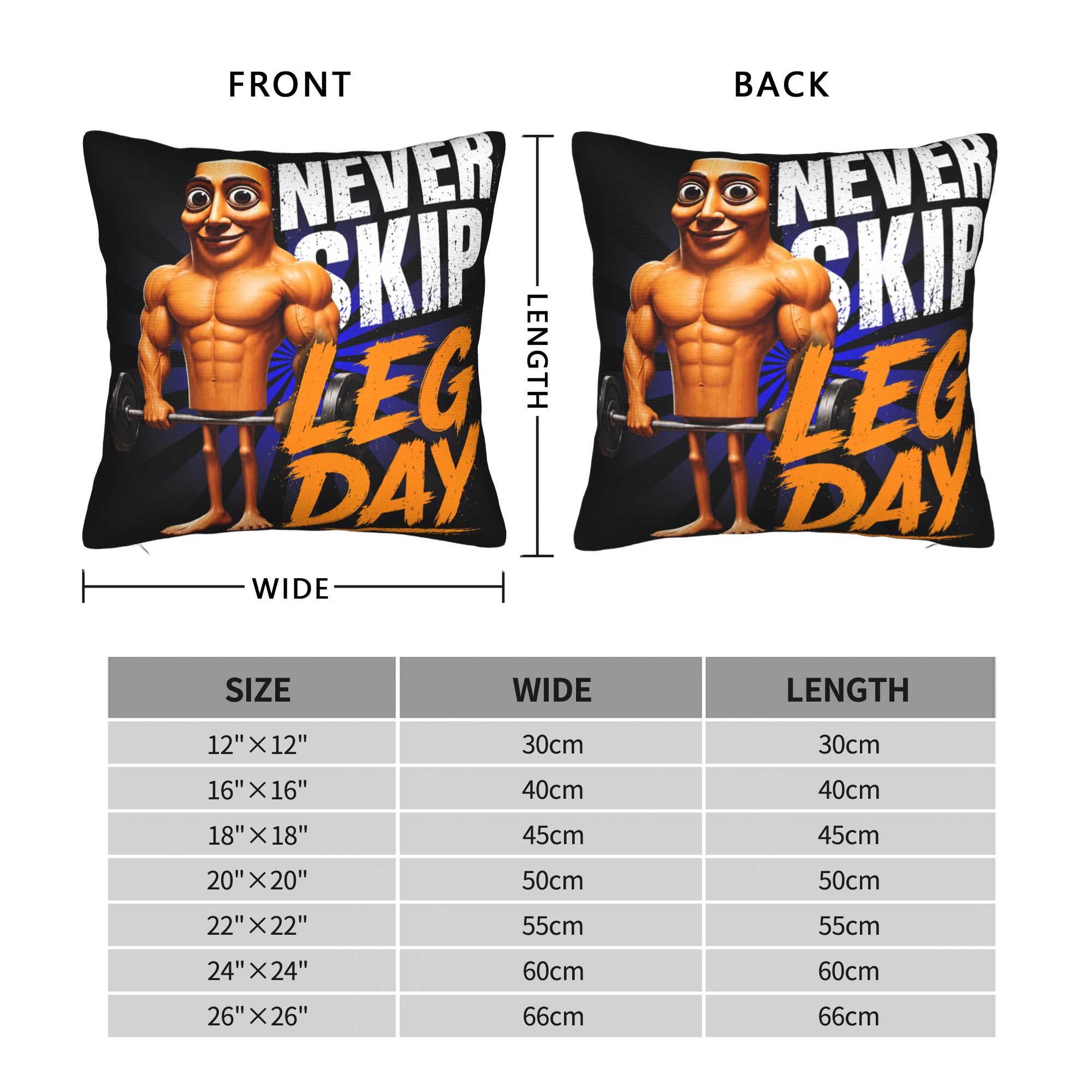 Funny Tung Tung Sahur Never Sk - Home Gym Leg Day ulasan dan harga