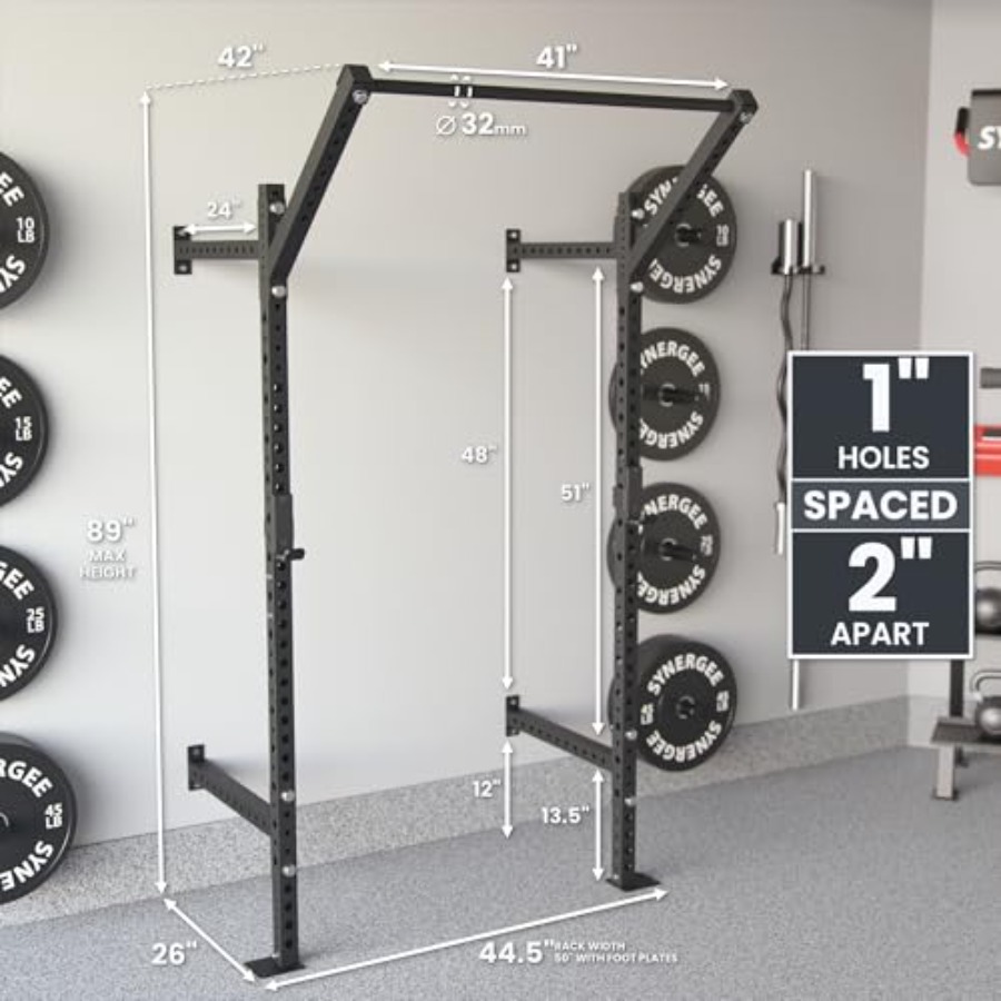 Wall Mounted Squat Rack for ho - Home Gym Wall ulasan dan harga