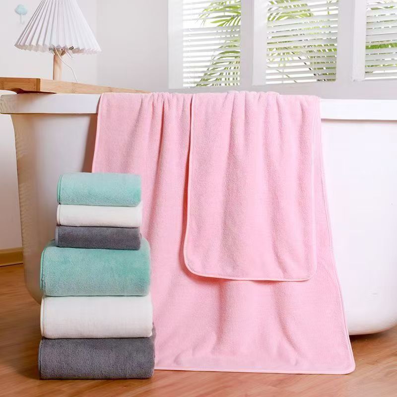 Coral Fleece Thickened Towel a - Home Gym Nala ulasan dan harga