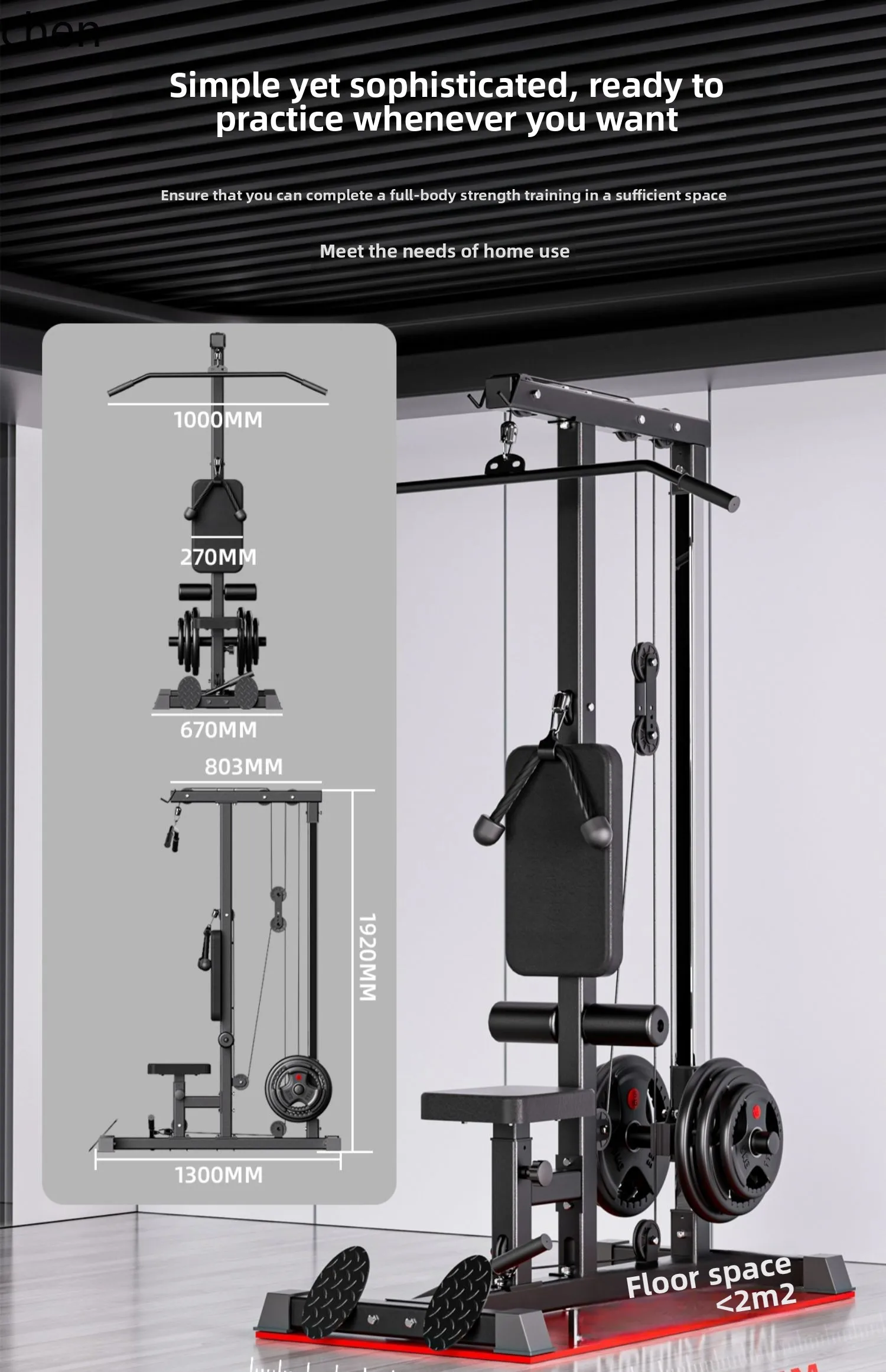 YY- Pull Down Trainer Home Sin - Home Gym One Machine ulasan dan harga