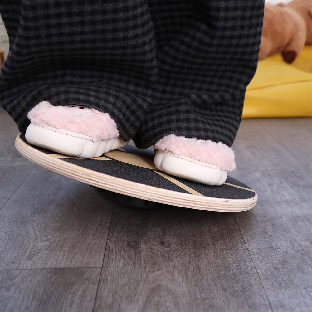 Wooden Round Balance Training  - Wobble Board Balance ulasan dan harga