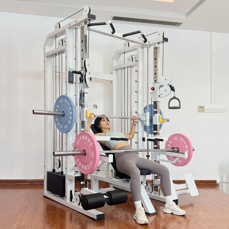 Multi-functional Smith Bird Ra - Home Gym Cable Machine With Weight Stack ulasan dan harga