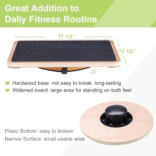 Professional Wooden Balance Bo - Wobble Board Balance ulasan dan harga