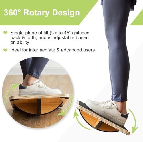 Professional Wooden Balance Bo - Wobble Board Balance ulasan dan harga