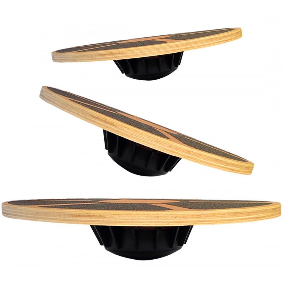 Non-Slip Wooden Wobble Balance - Wobble Board Balance ulasan dan harga