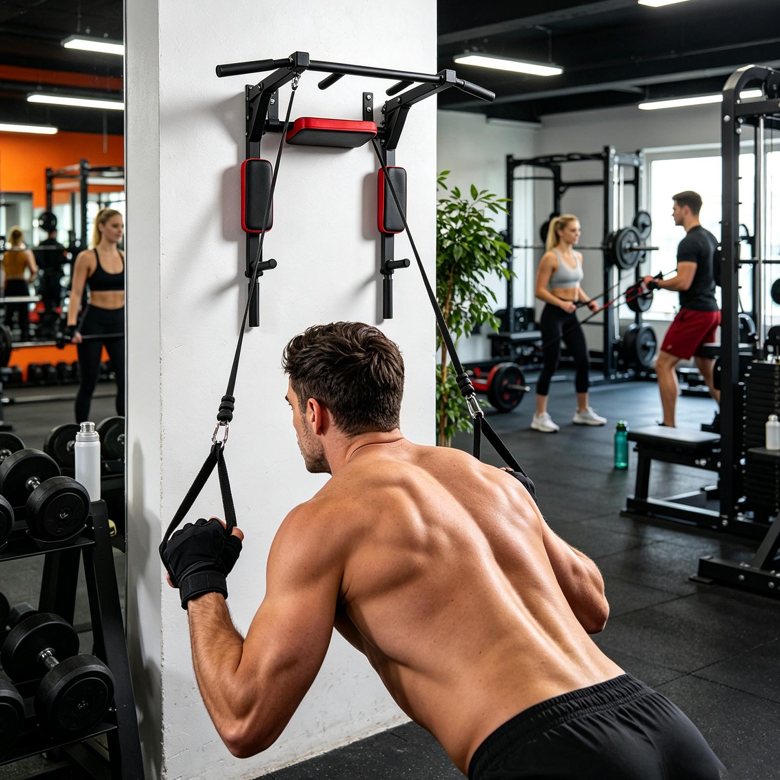 Wall-Mounted Pull-up Bar Fitne - Home Gym Wall ulasan dan harga